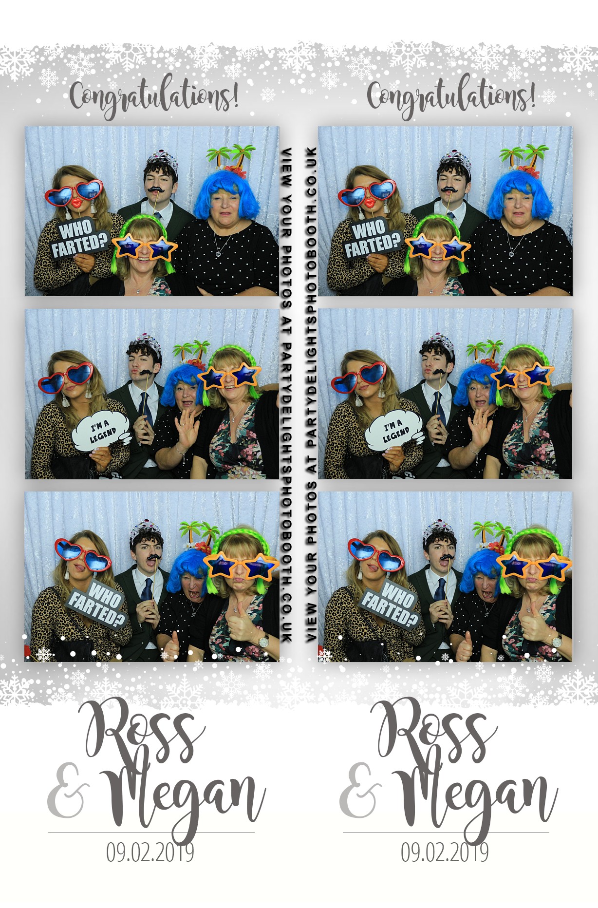 Ross and Megan’s Wedding - Prints | View more photos from the event at gallery.partydelightsphotobooth.co.uk/u/PartyDelightsPhotoBooth/Ross-and-Megan’s-Wedding-Prints